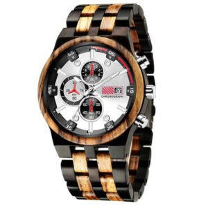 MULUKHAK Wooden Chronograph Watch