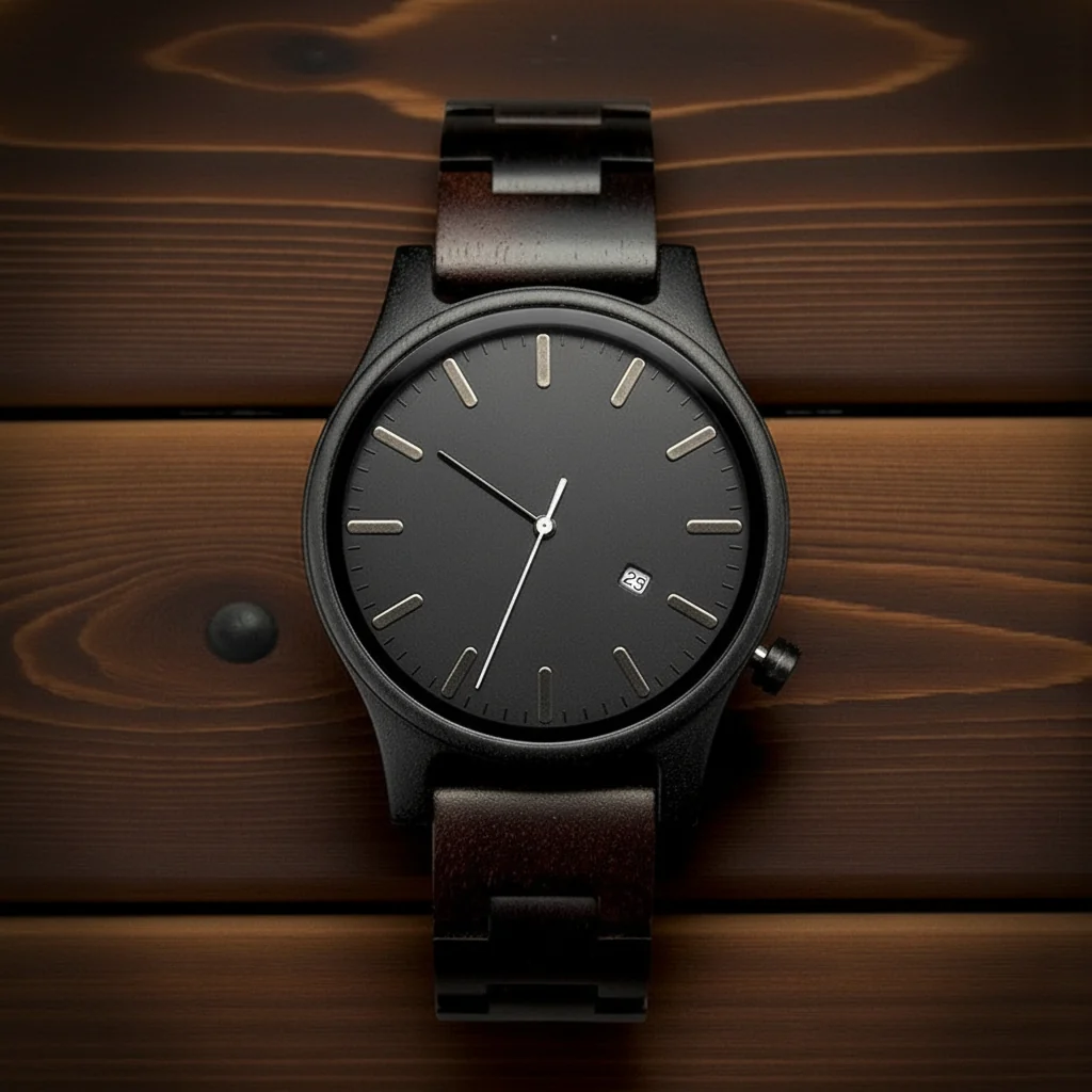 MULUKHAK Quartz Wooden Watch - Image 2