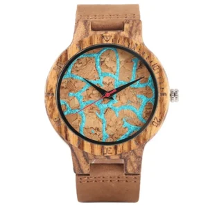 MULUKHAK Automatic Wooden Watch- 40mm